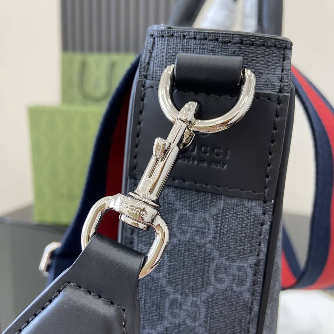 Gucci Mens Supreme Medium Black Tote Bag 794918_3_161278 Gucci Mens Supreme Medium Black Tote Bag 794918