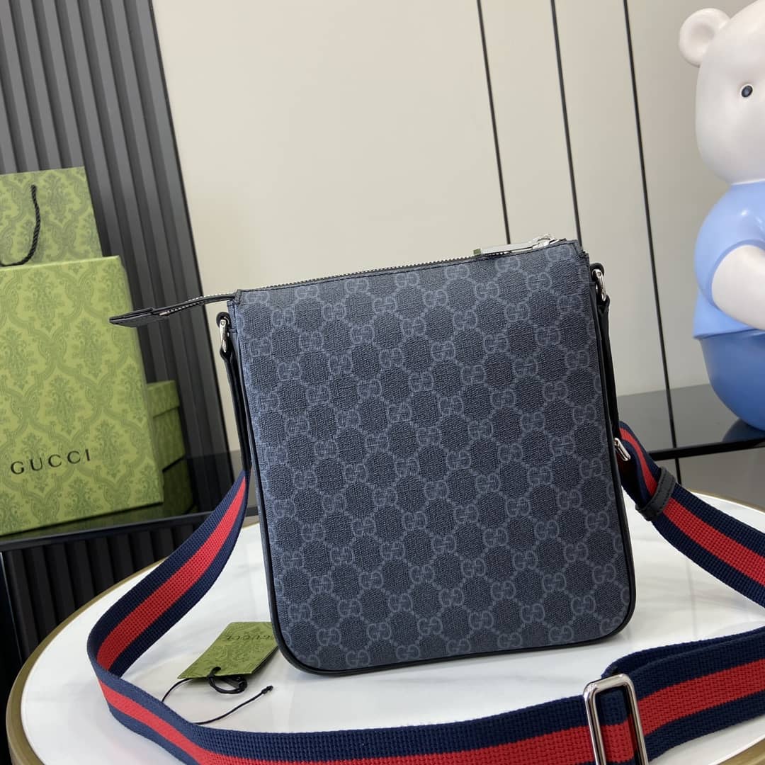 Gucci Mens Supreme Small Black Messenger Bag_2_161288 Gucci Mens Supreme Small Black Messenger Bag