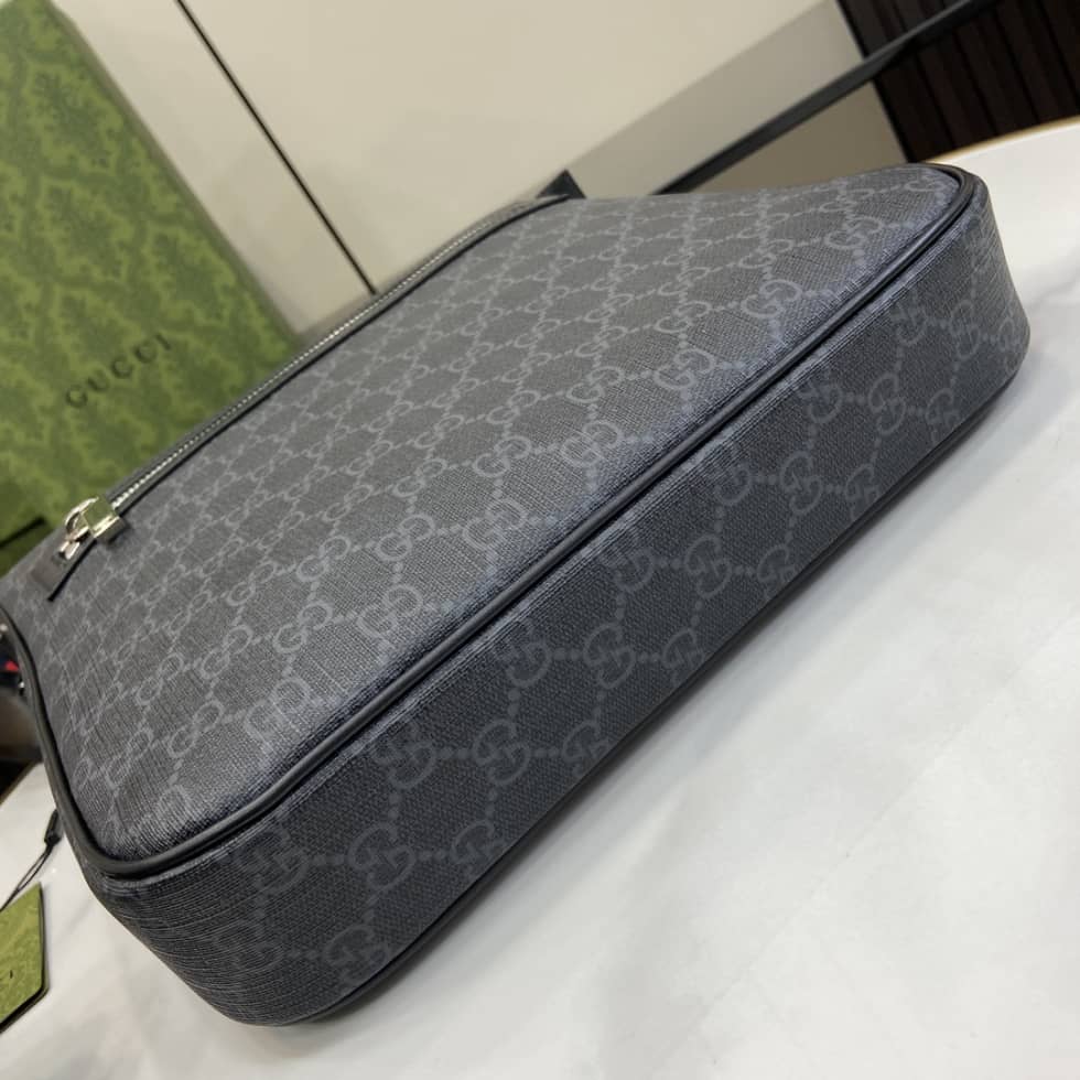 Gucci Mens Supreme Medium Black Messenger Bag_3_161298 Gucci Mens Supreme Medium Black Messenger Bag