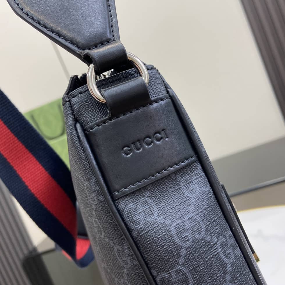 Gucci Mens Supreme Medium Black Messenger Bag_4_161298 Gucci Mens Supreme Medium Black Messenger Bag