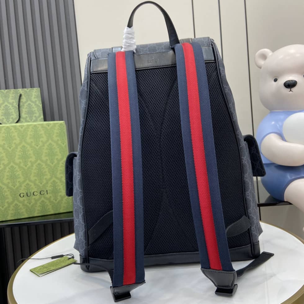 Gucci Mens Supreme Large Black Backpack 792080_2_161308 Gucci Mens Supreme Large Black Backpack 792080