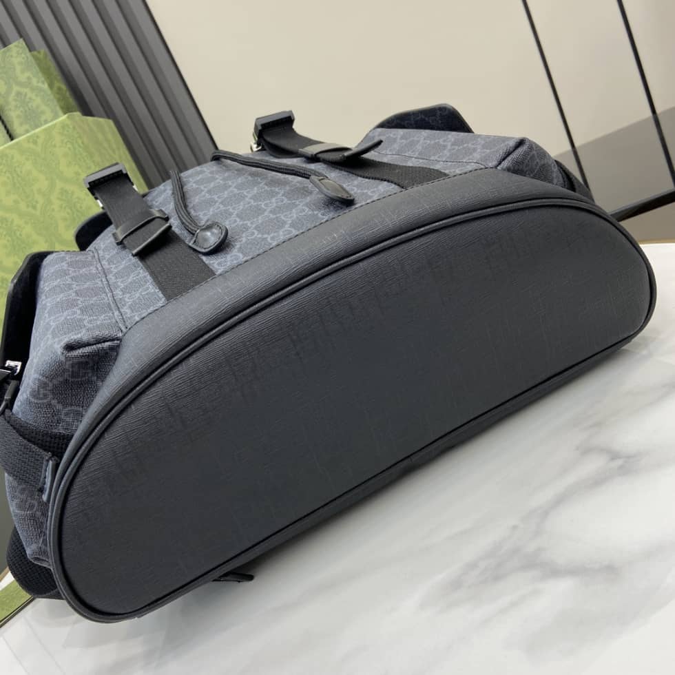 Gucci Mens Supreme Large Black Backpack 792080_3_161308 Gucci Mens Supreme Large Black Backpack 792080