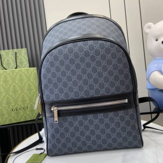 Gucci Mens Supreme Medium Black Backpack 792123