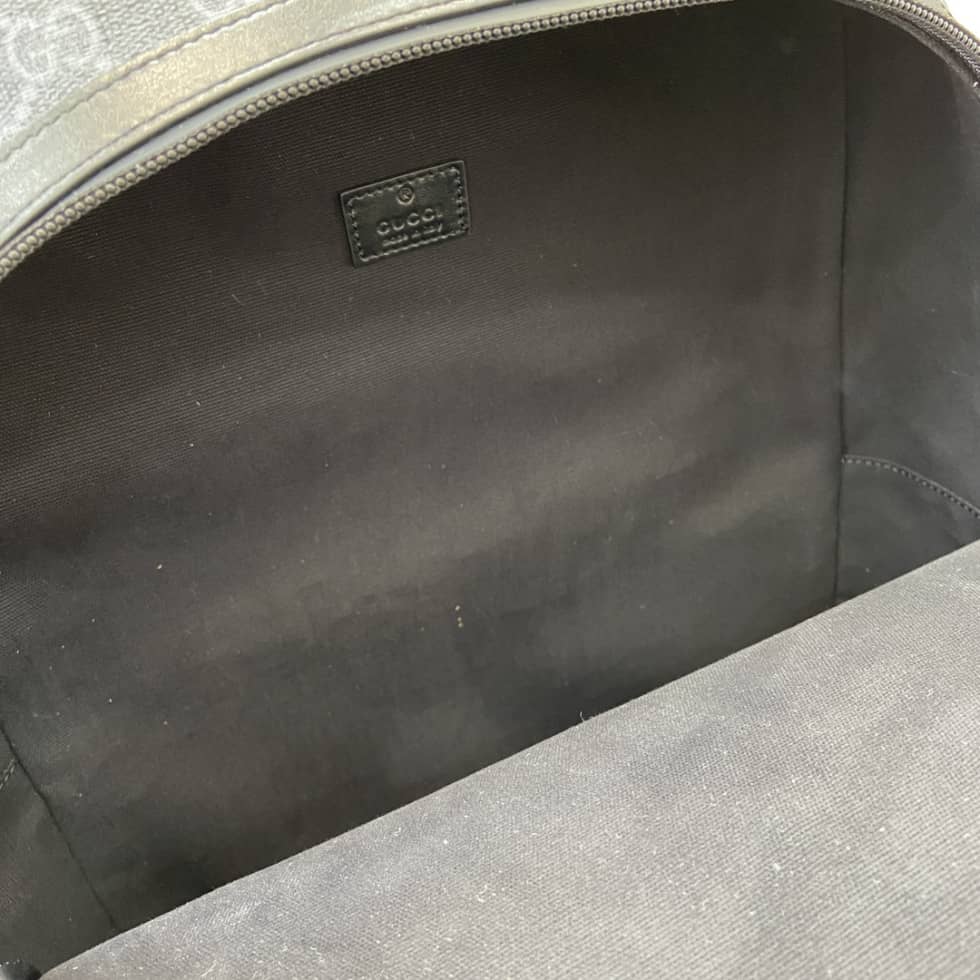 Gucci Mens Supreme Medium Black Backpack 792123_7_161328 Gucci Mens Supreme Medium Black Backpack 792123