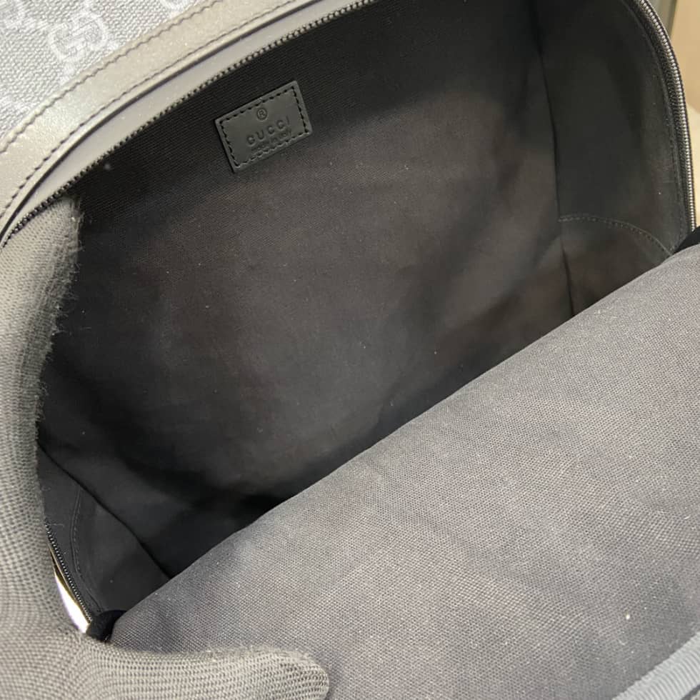 Gucci Mens Supreme Medium Black Backpack 771158_7_161338 Gucci Mens Supreme Medium Black Backpack 771158