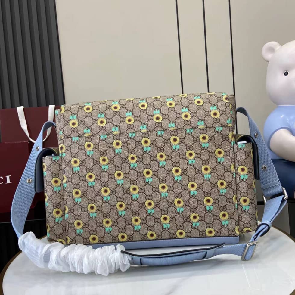 Gucci GG Floral Large Beige Changing Bag 811491_1_161348 Gucci GG Floral Large Beige Changing Bag 811491