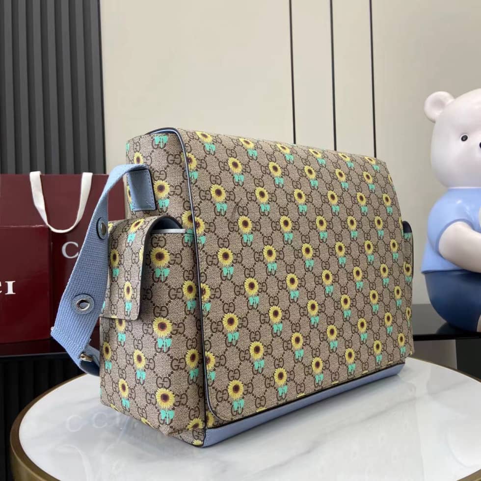 Gucci GG Floral Large Beige Changing Bag 811491_2_161348 Gucci GG Floral Large Beige Changing Bag 811491