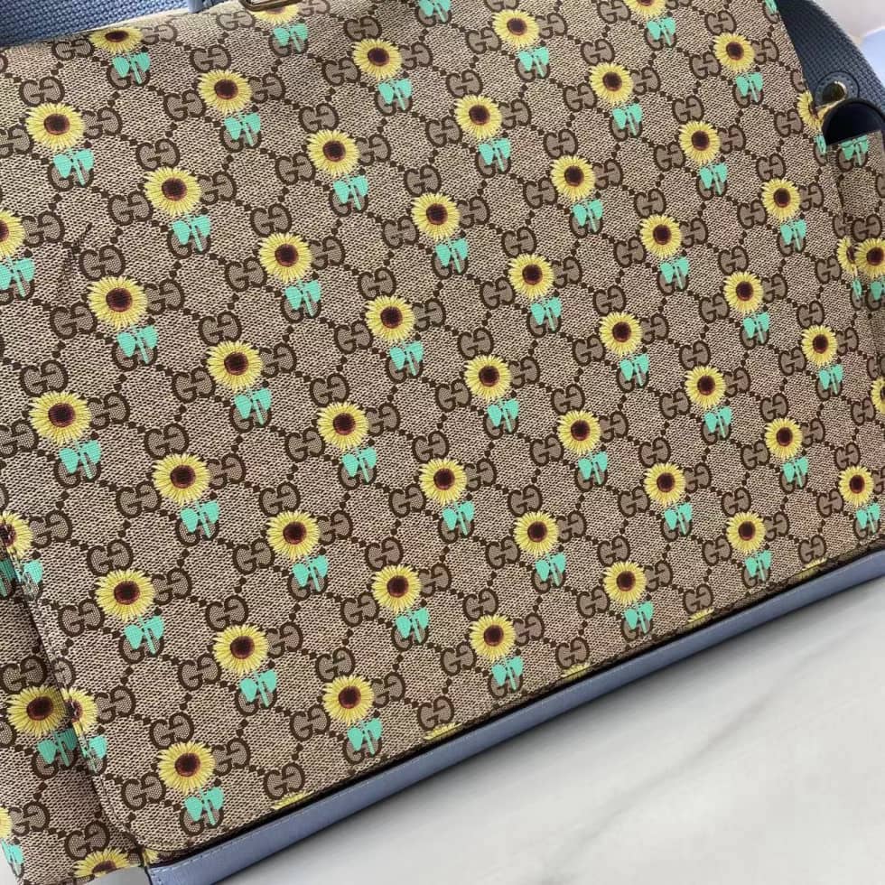 Gucci GG Floral Large Beige Changing Bag 811491_4_161348 Gucci GG Floral Large Beige Changing Bag 811491