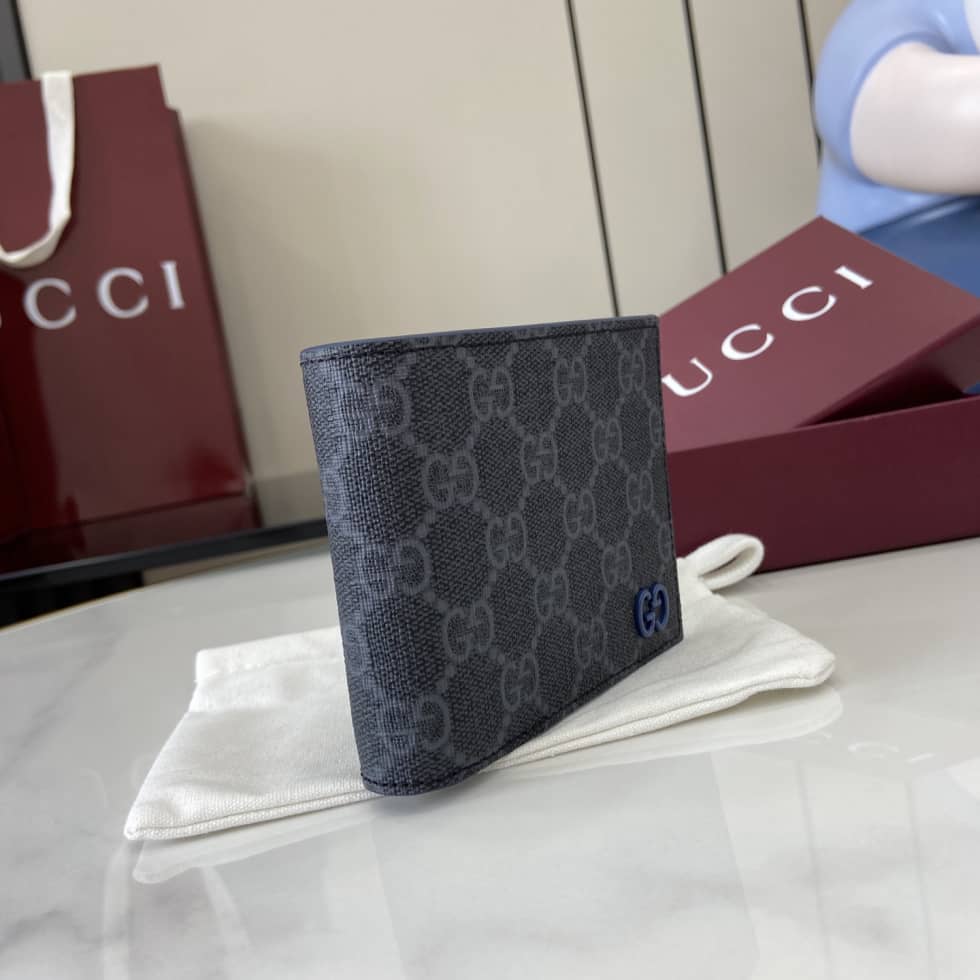 Gucci Mens Supreme Black Coin Wallet 768244_2_161388 Gucci Mens Supreme Black Coin Wallet 768244