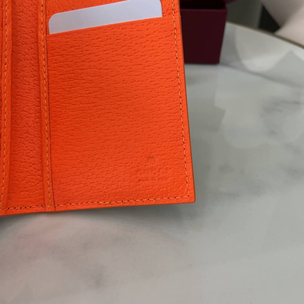 Gucci Mens Supreme Beige Orange Long Card Case_7_161418 Gucci Mens Supreme Beige Orange Long Card Case
