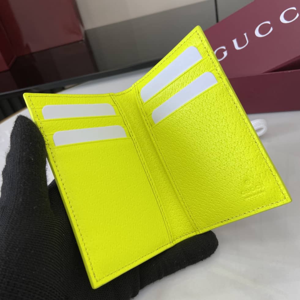 Gucci GG Supreme Small Brown Green Card Case_6_161488 Gucci GG Supreme Small Brown Green Card Case