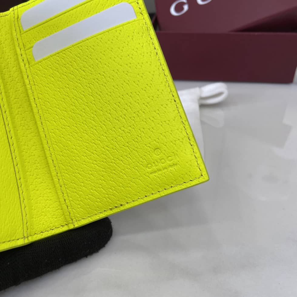 Gucci GG Supreme Small Brown Green Card Case_7_161488 Gucci GG Supreme Small Brown Green Card Case