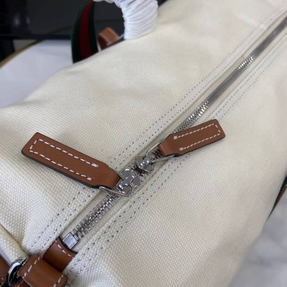 Gucci Mens Canvas White Large Duffle Bag 816866_5_161757 Gucci Mens Canvas White Large Duffle Bag 816866