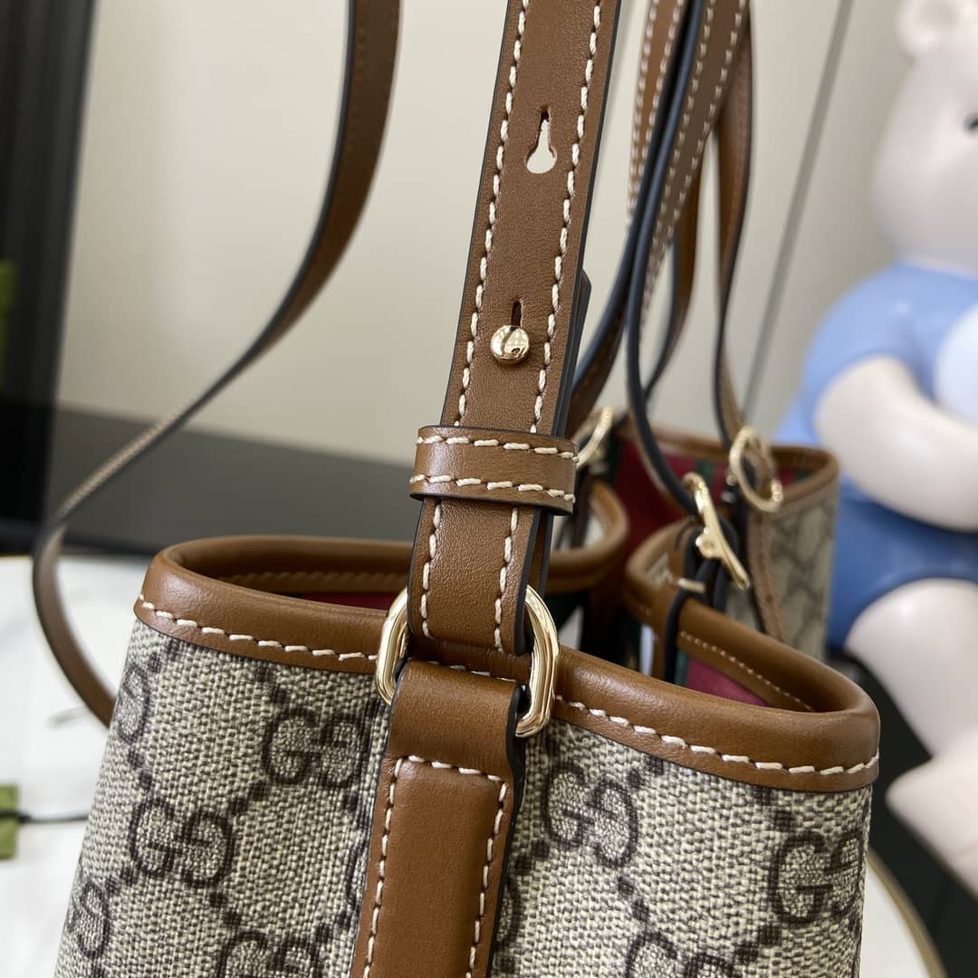 Gucci GG Emblem Medium Beige Brown Tote Bag_3_161827 Gucci GG Emblem Medium Beige Brown Tote Bag
