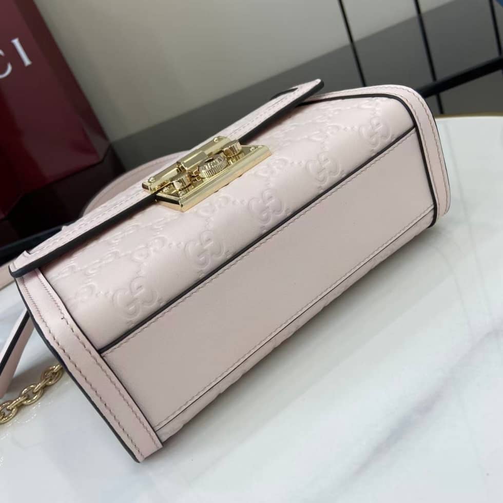 Gucci Padlock Flap Leather Small Pink Bag_3_161847 Gucci Padlock Flap Leather Small Pink Bag