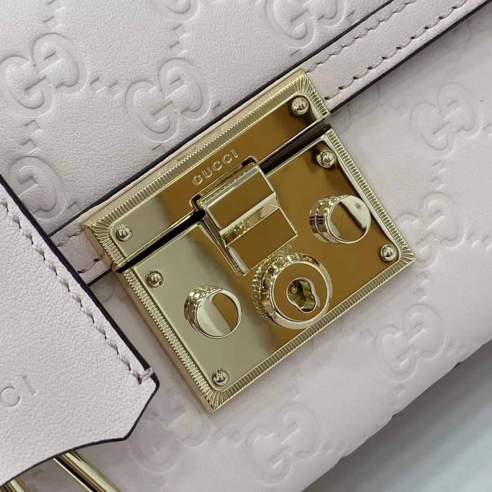 Gucci Padlock Flap Leather Small Pink Bag_5_161847 Gucci Padlock Flap Leather Small Pink Bag