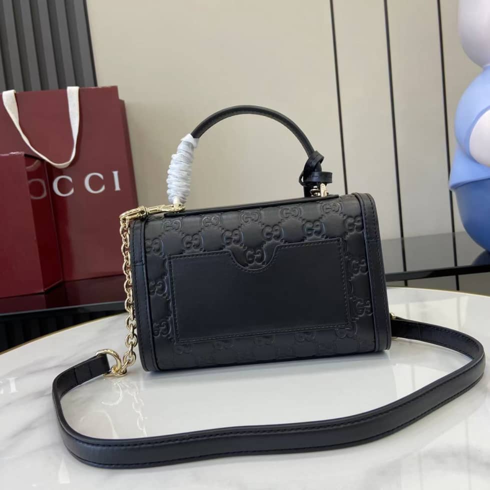 Gucci Padlock Flap Leather Small Black Bag_1_161877 Gucci Padlock Flap Leather Small Black Bag