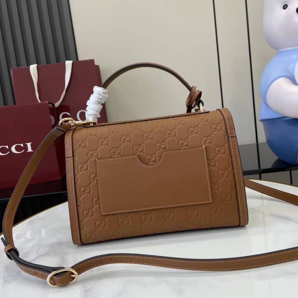 Gucci Padlock Flap Leather Medium Brown Bag_1_161897 Gucci Padlock Flap Leather Medium Brown Bag