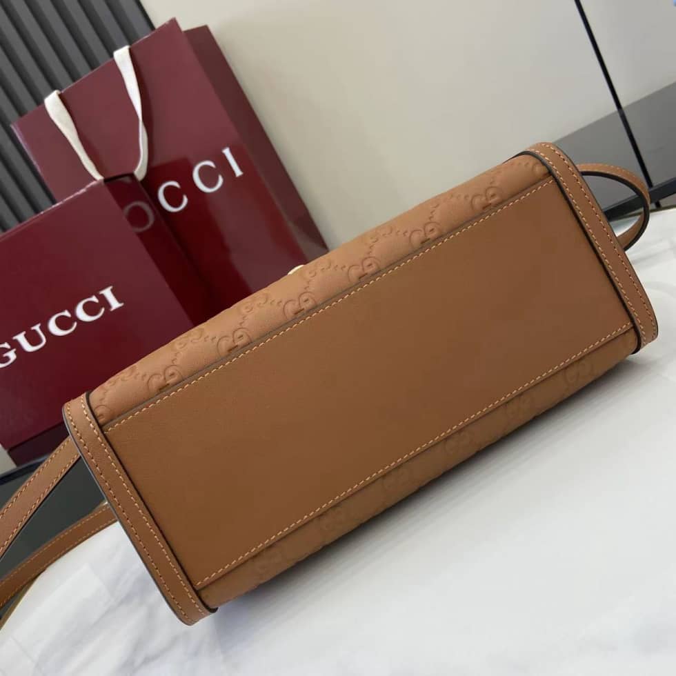Gucci Padlock Flap Leather Medium Brown Bag_3_161897 Gucci Padlock Flap Leather Medium Brown Bag