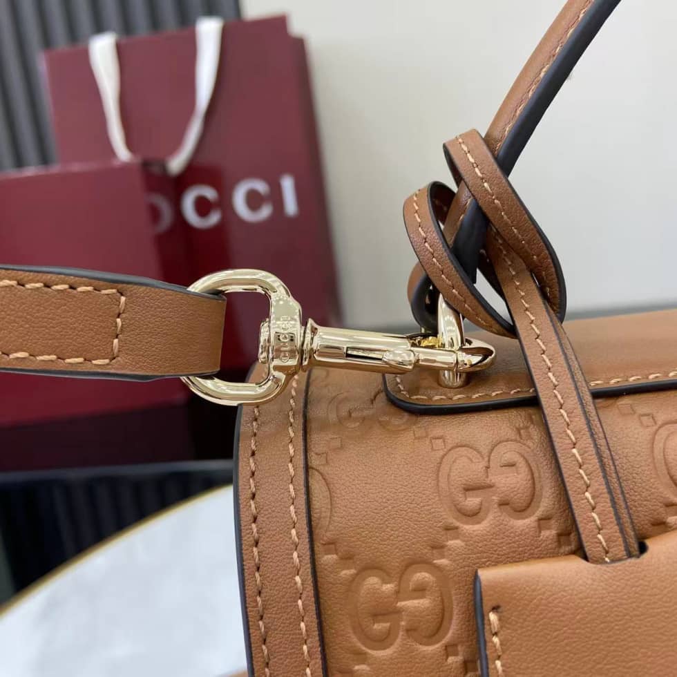 Gucci Padlock Flap Leather Medium Brown Bag_4_161897 Gucci Padlock Flap Leather Medium Brown Bag