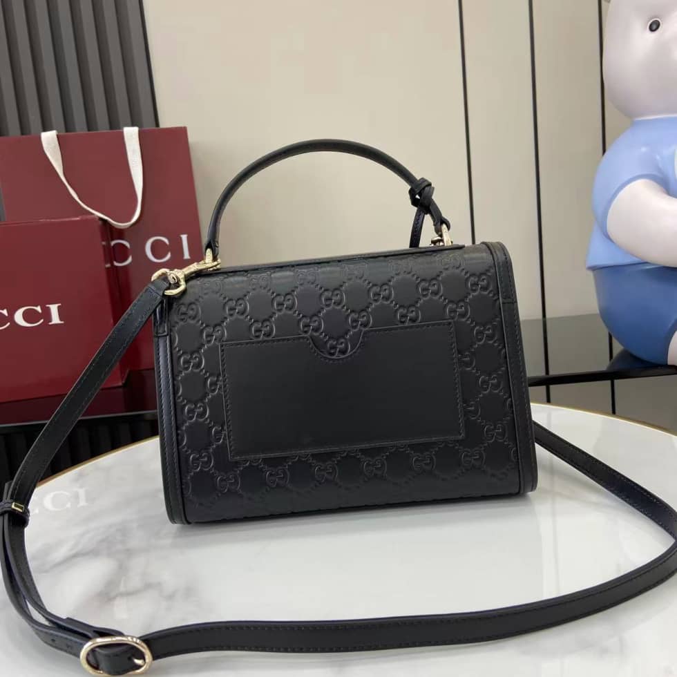 Gucci Padlock Flap Leather Medium Black Bag_1_161917 Gucci Padlock Flap Leather Medium Black Bag