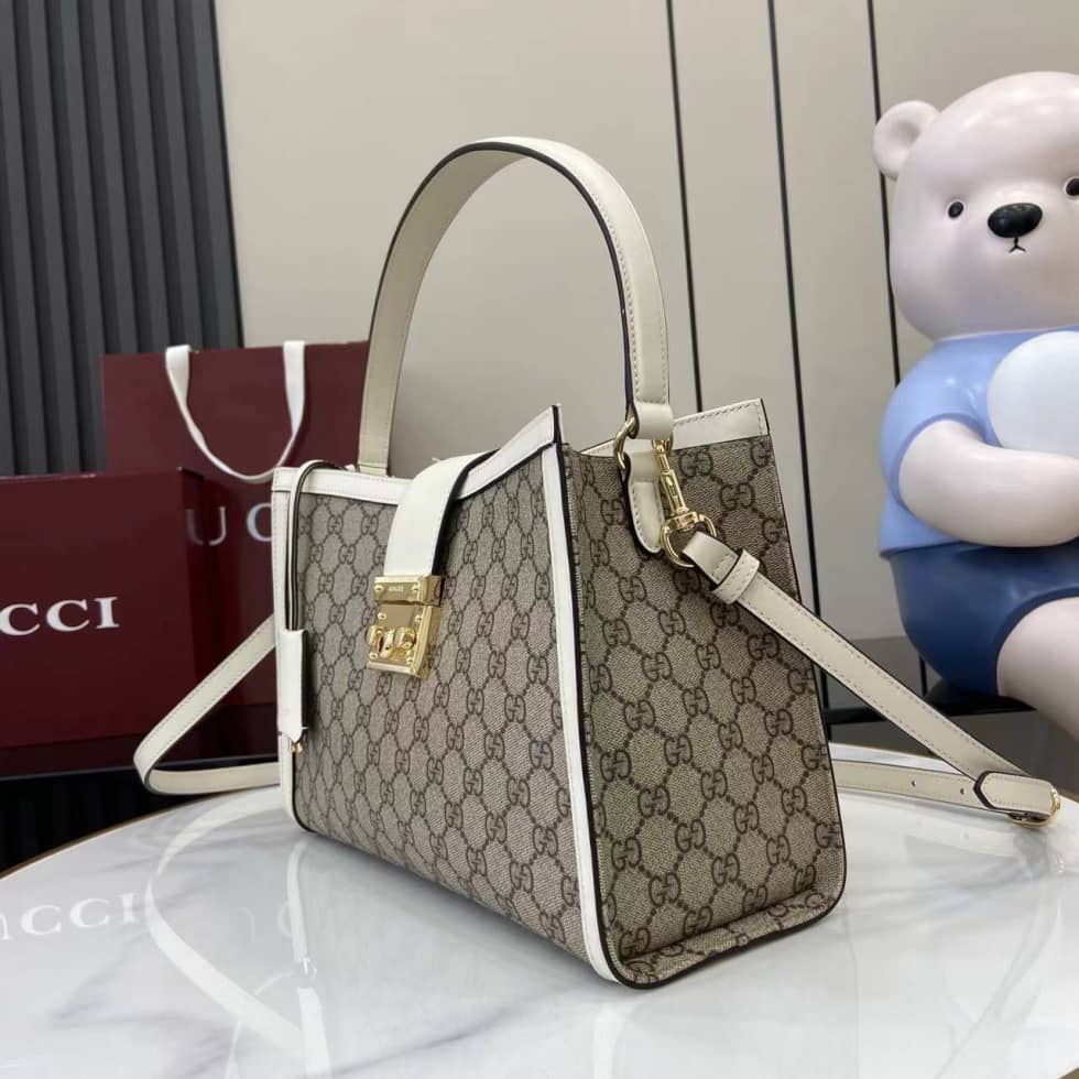 Gucci Padlock Large White Beige Top Handle Bag_2_162027 Gucci Padlock Large White Beige Top Handle Bag