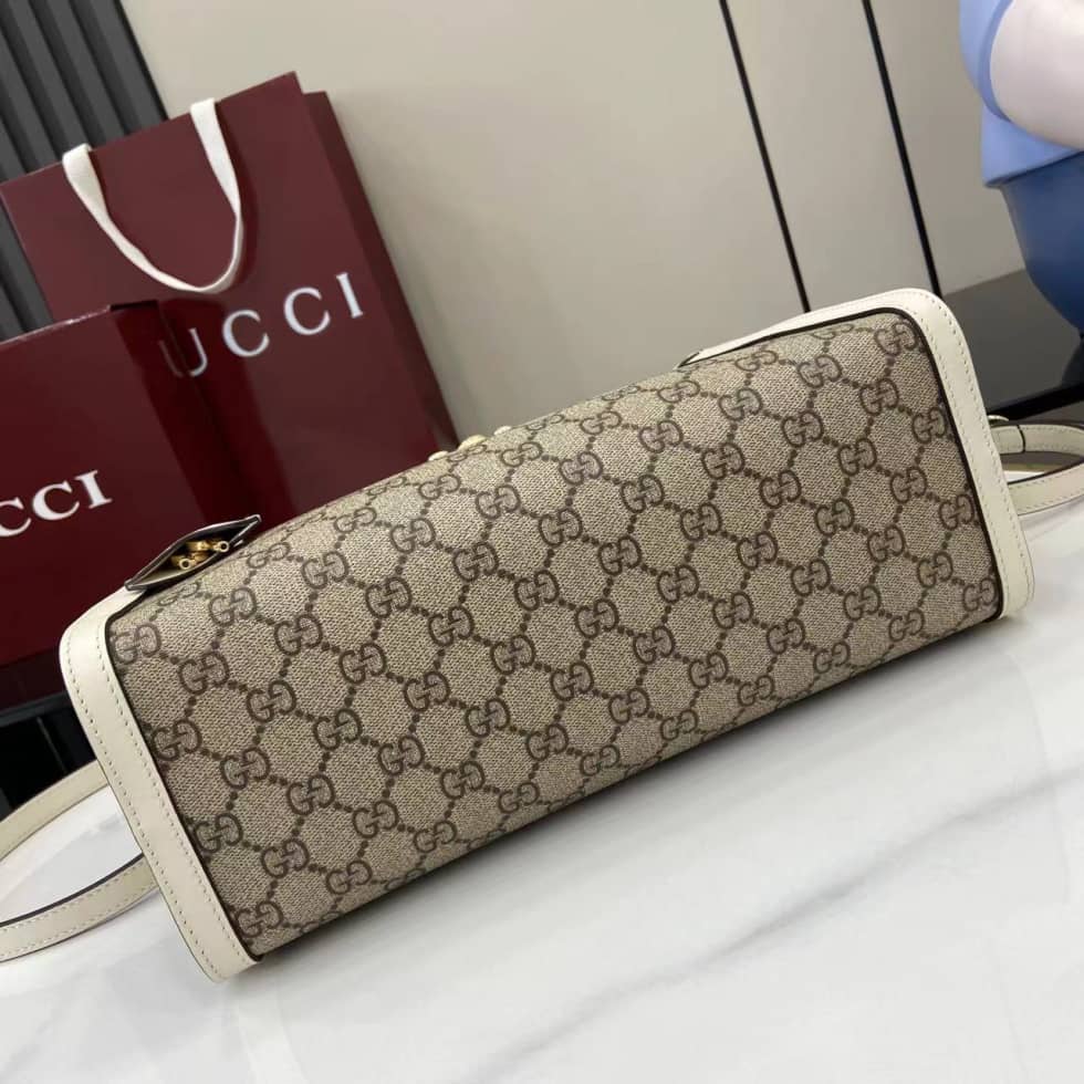 Gucci Padlock Large White Beige Top Handle Bag_3_162027 Gucci Padlock Large White Beige Top Handle Bag