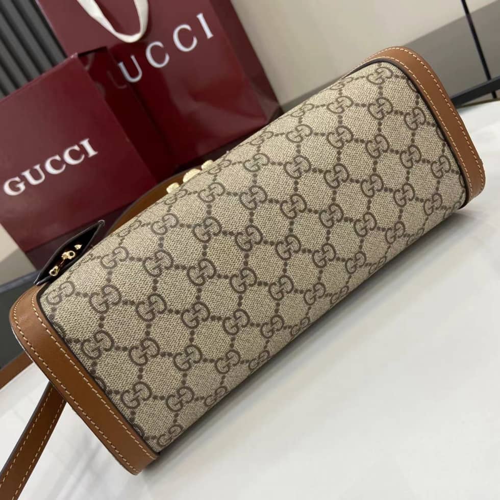 Gucci Padlock GG Medium Beige Brown Top Handle Bag_3_162037 Gucci Padlock GG Medium Beige Brown Top Handle Bag
