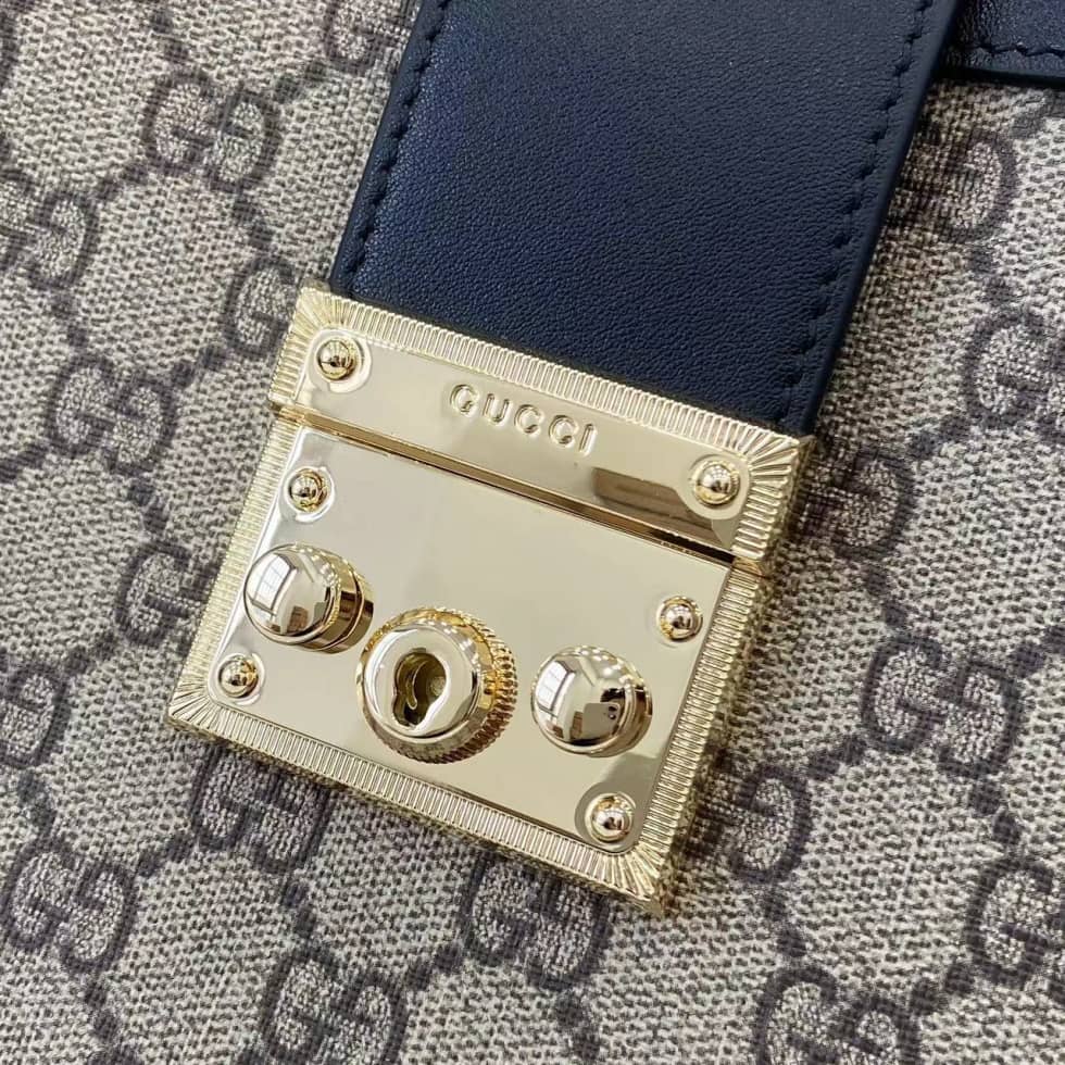 Gucci Padlock Large Beige Black Top Handle Bag_5_162067 Gucci Padlock Large Beige Black Top Handle Bag