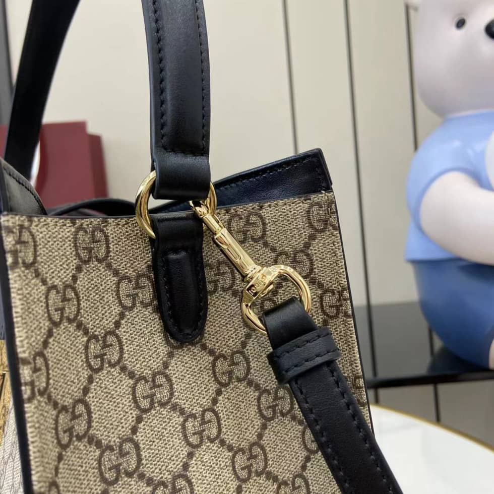 Gucci Padlock Large Beige Black Top Handle Bag_6_162067 Gucci Padlock Large Beige Black Top Handle Bag