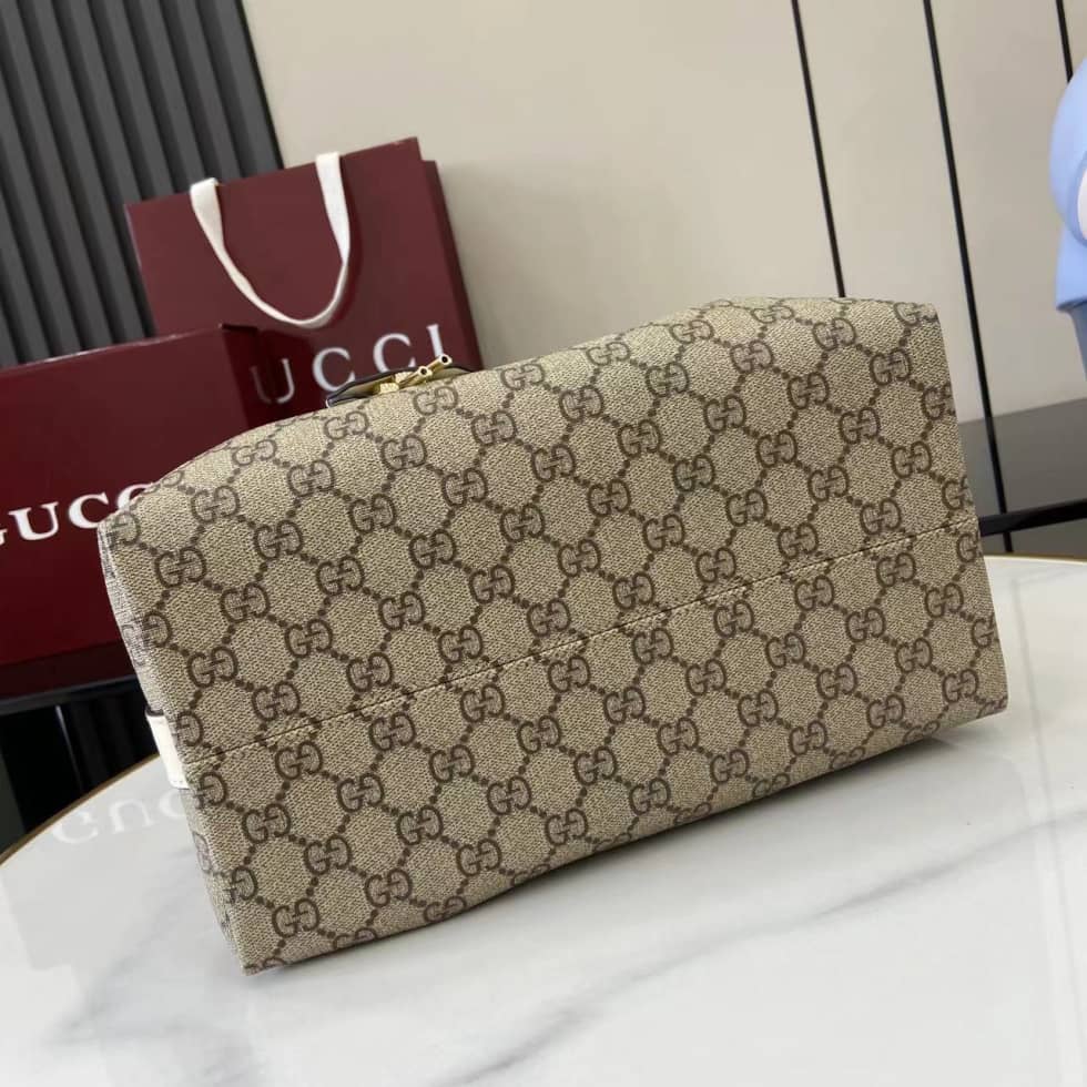Gucci Padlock GG Medium Beige White Shoulder Bag_3_162077 Gucci Padlock GG Medium Beige White Shoulder Bag