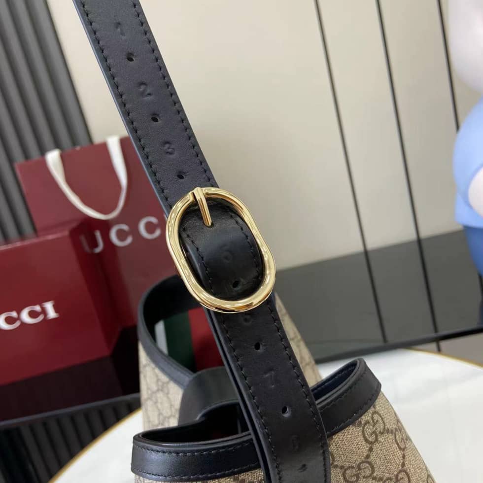 Gucci Padlock GG Medium Beige Black Shoulder Bag_6_162097 Gucci Padlock GG Medium Beige Black Shoulder Bag