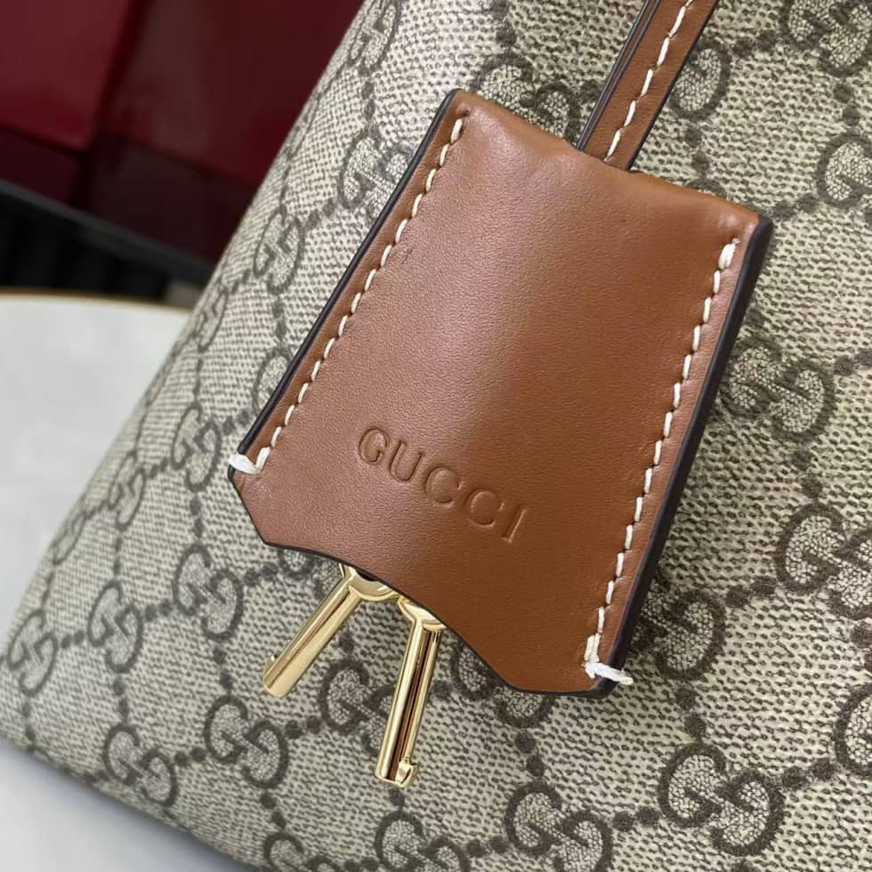 Gucci Padlock GG Large Beige Brown Shoulder Bag_4_162107 Gucci Padlock GG Large Beige Brown Shoulder Bag