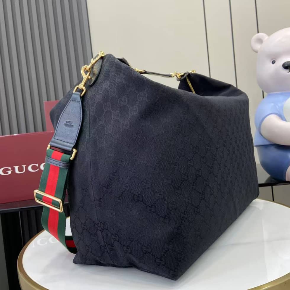 Gucci Mens Brera GG Large Black Crossbody Bag_1_162137 Gucci Mens Brera GG Large Black Crossbody Bag