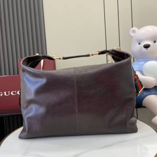 Gucci Mens Brera Leather Large Brown Bag 864485