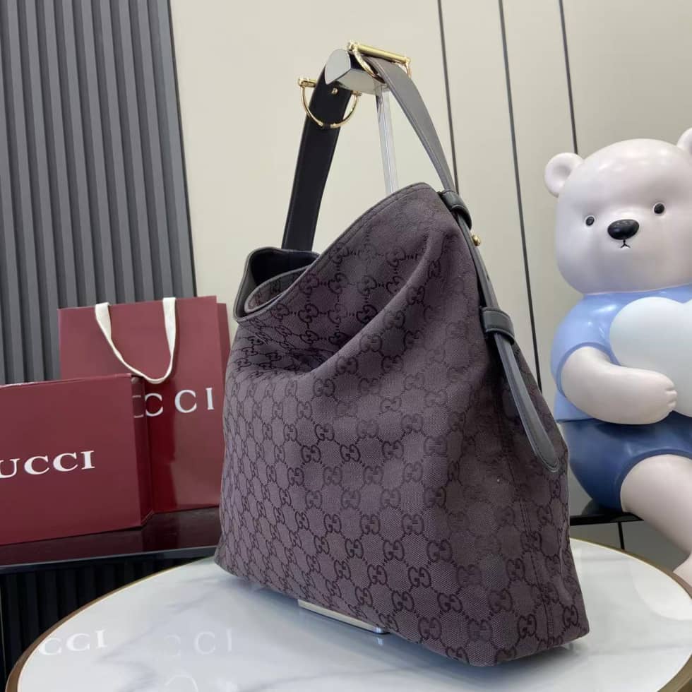 Gucci Beatrix GG Large Coffee Brown Tote 850546_2_162167 Gucci Beatrix GG Large Coffee Brown Tote 850546