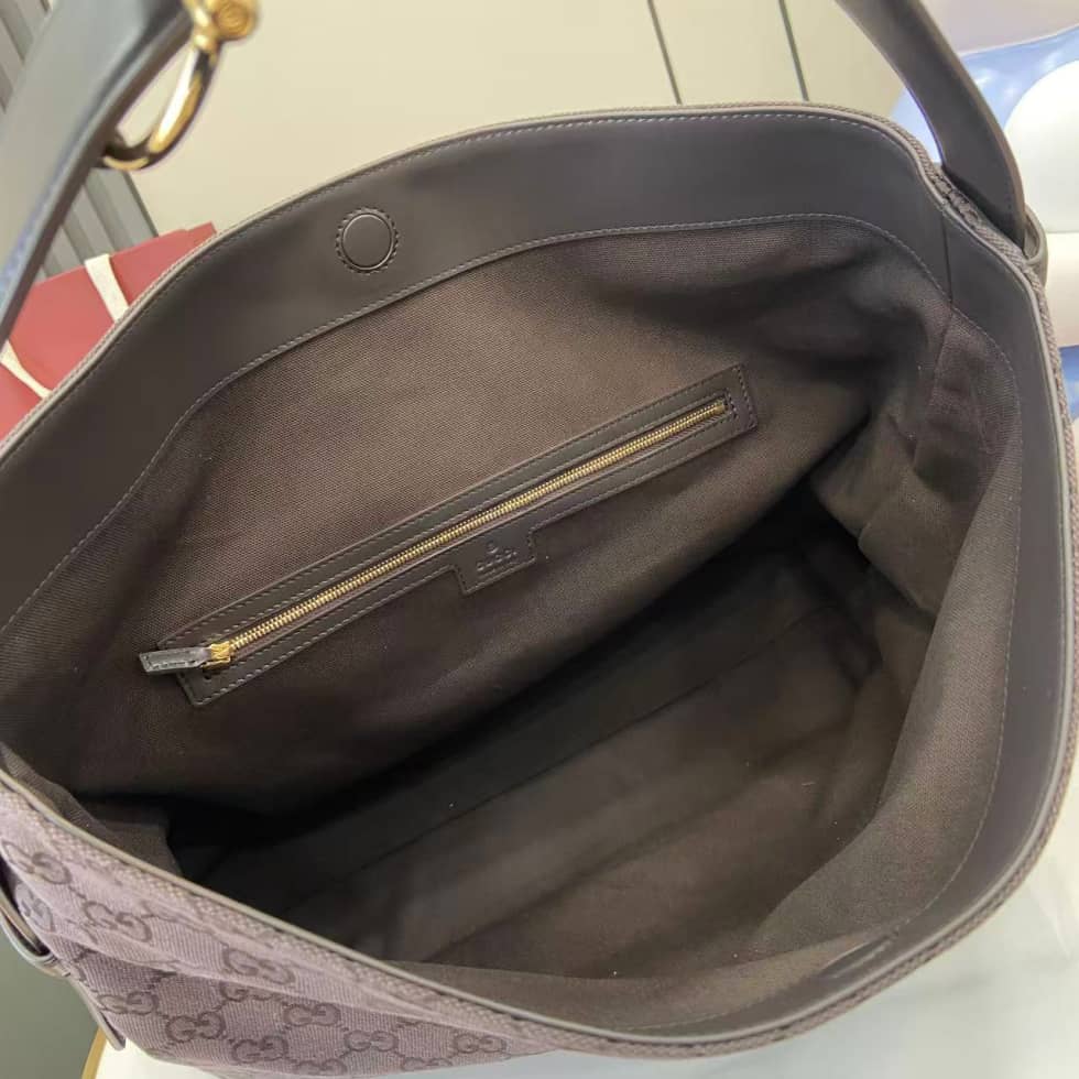 Gucci Beatrix GG Large Coffee Brown Tote 850546_7_162167 Gucci Beatrix GG Large Coffee Brown Tote 850546