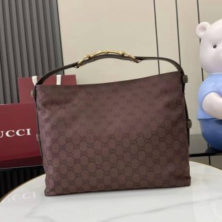 Gucci Beatrix GG Medium Dark Brown Shoulder Bag