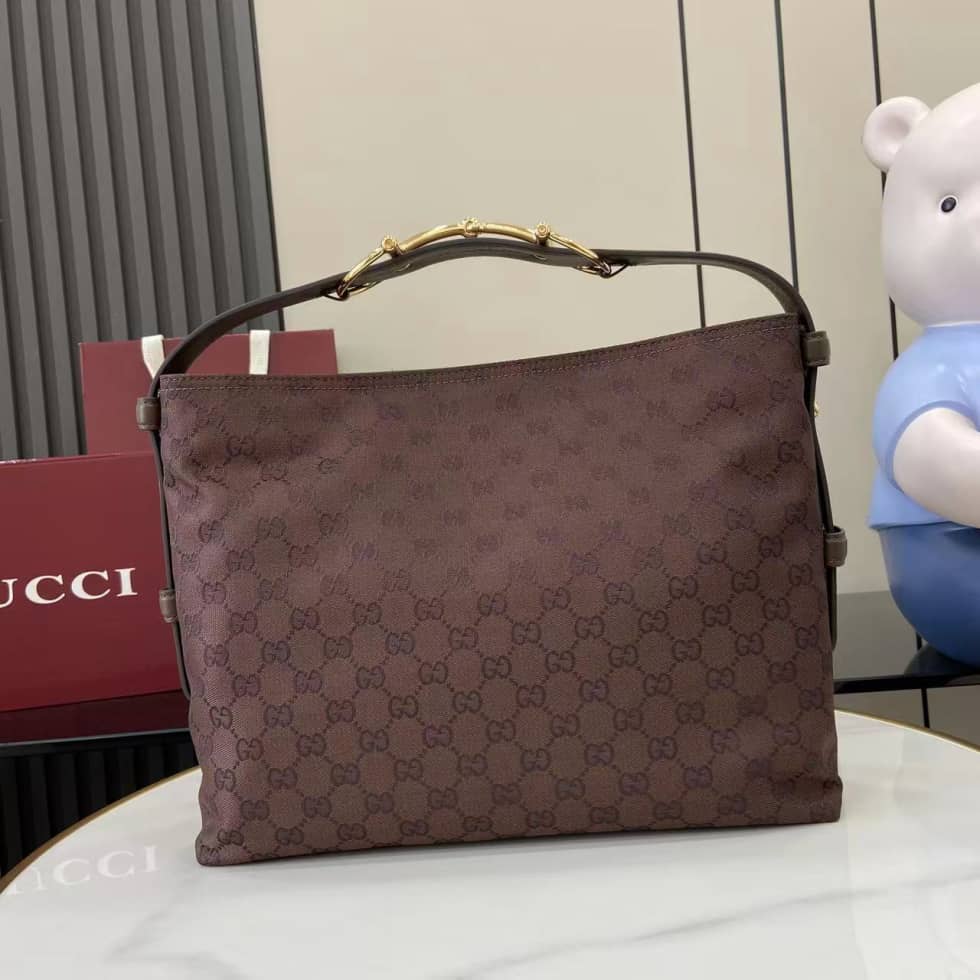 Gucci Beatrix GG Medium Dark Brown Shoulder Bag_10_162177 Gucci Beatrix GG Medium Dark Brown Shoulder Bag