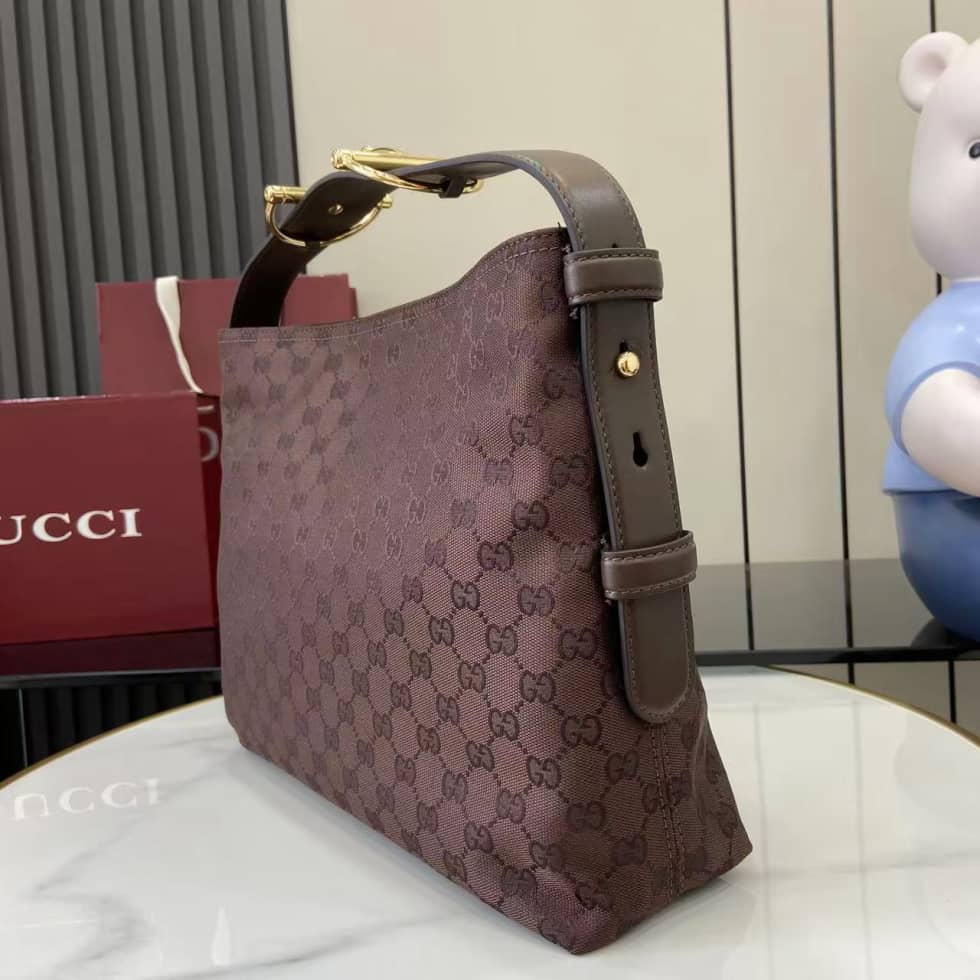 Gucci Beatrix GG Medium Dark Brown Shoulder Bag_2_162177 Gucci Beatrix GG Medium Dark Brown Shoulder Bag