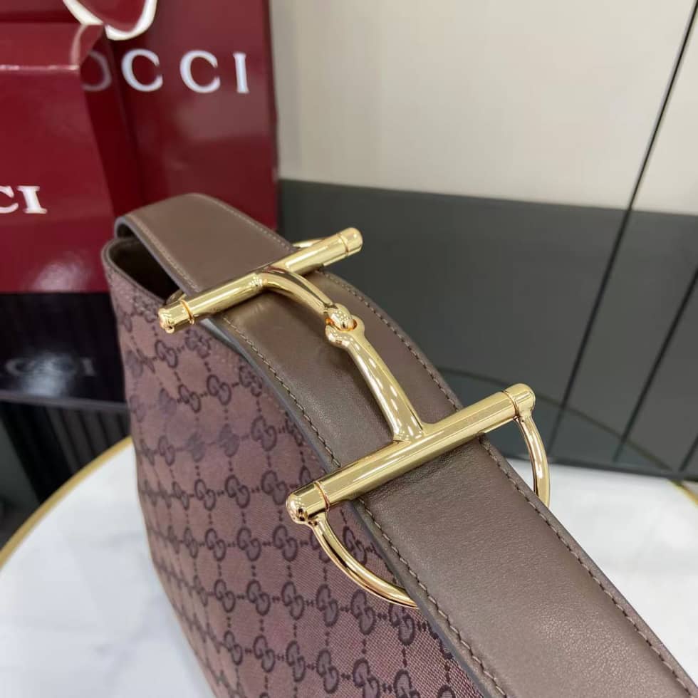 Gucci Beatrix GG Medium Dark Brown Shoulder Bag_4_162177 Gucci Beatrix GG Medium Dark Brown Shoulder Bag