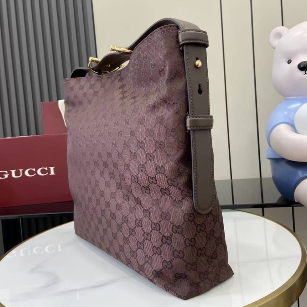 Gucci Beatrix GG Large Dark Brown Tote Bag 850546_2_162187 Gucci Beatrix GG Large Dark Brown Tote Bag 850546