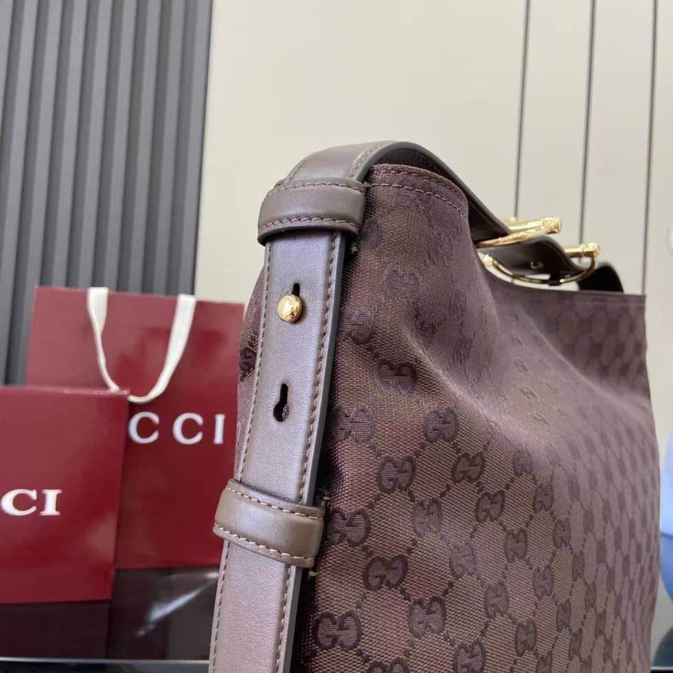 Gucci Beatrix GG Large Dark Brown Tote Bag 850546_3_162187 Gucci Beatrix GG Large Dark Brown Tote Bag 850546