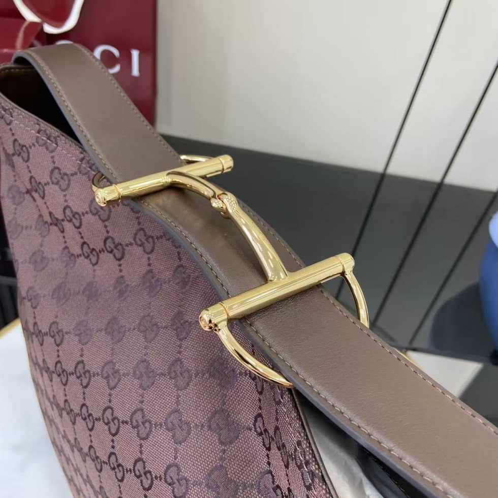 Gucci Beatrix GG Large Dark Brown Tote Bag 850546_4_162187 Gucci Beatrix GG Large Dark Brown Tote Bag 850546