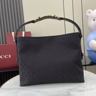 Gucci Beatrix GG Medium Black Shoulder Bag 850926