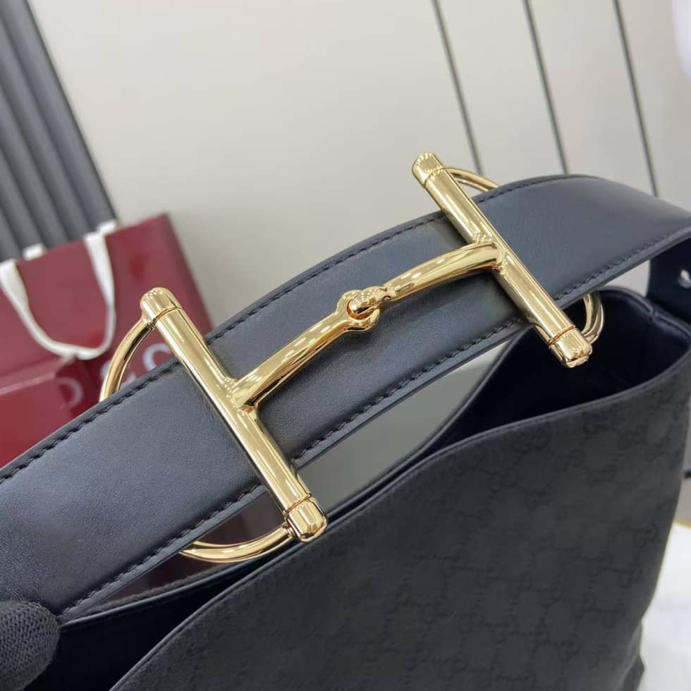 Gucci Beatrix GG Medium Black Shoulder Bag 850926_4_162197 Gucci Beatrix GG Medium Black Shoulder Bag 850926