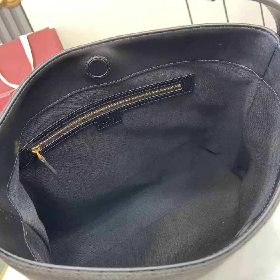 Gucci Beatrix GG Medium Black Shoulder Bag 850926_7_162197 Gucci Beatrix GG Medium Black Shoulder Bag 850926