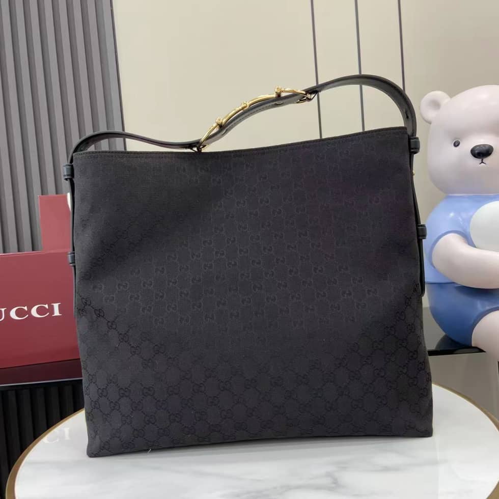 Gucci Beatrix GG Large Black Tote Bag 850546_1_162207 Gucci Beatrix GG Large Black Tote Bag 850546
