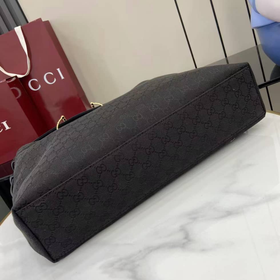 Gucci Beatrix GG Large Black Tote Bag 850546_3_162207 Gucci Beatrix GG Large Black Tote Bag 850546