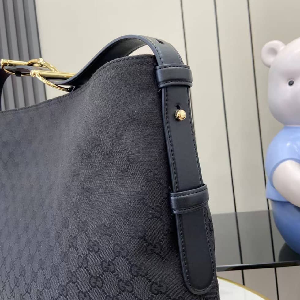 Gucci Beatrix GG Large Black Tote Bag 850546_5_162207 Gucci Beatrix GG Large Black Tote Bag 850546